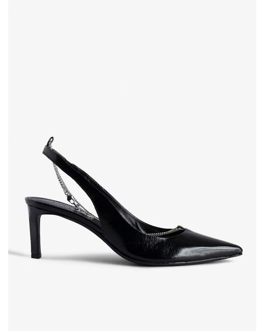 Zadig & Voltaire White First Night Court Shoes