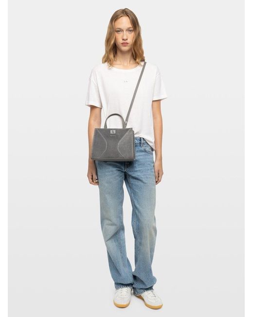 Zadig & Voltaire Gray Jack Mini Bag