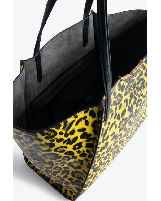 Zadig & Voltaire Le Borderline Leopard Bag in Yellow Lyst
