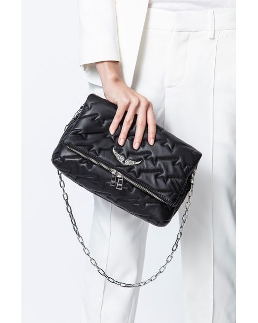 Sac rocky zv quilted Zadig & Voltaire en coloris Noir | Lyst