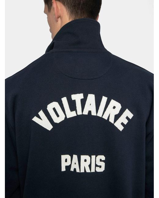 Zadig & Voltaire Blue Moya Sweatshirt for men