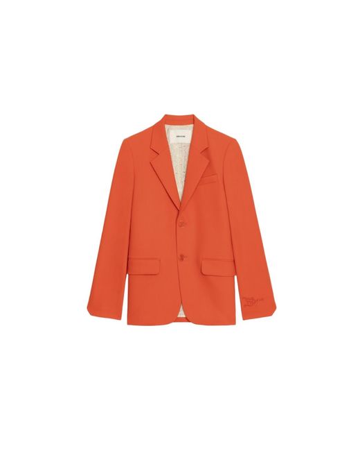 Zadig & Voltaire Orange Vanille Blazer