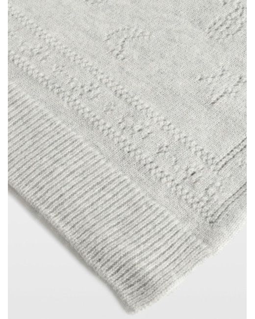 Zadig & Voltaire White Demi Pointelle Scarf