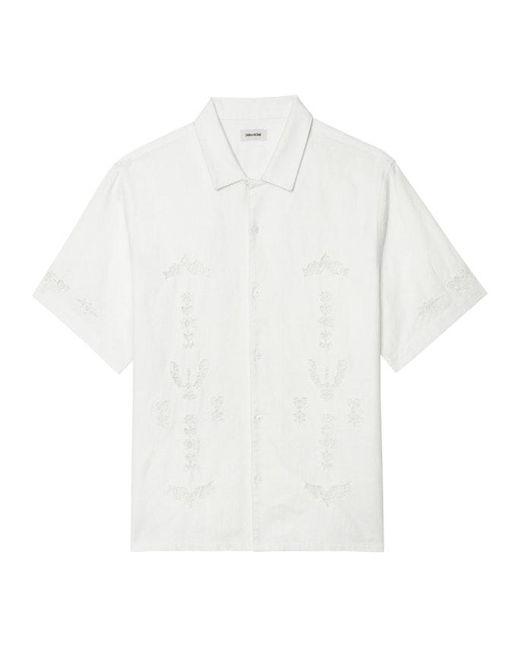 Zadig & Voltaire White Sam Shirt for men