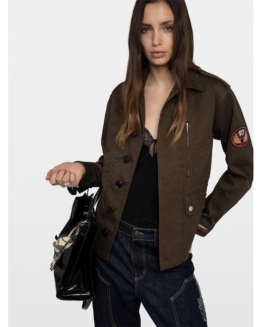 Zadig & Voltaire Green Kid Jacket