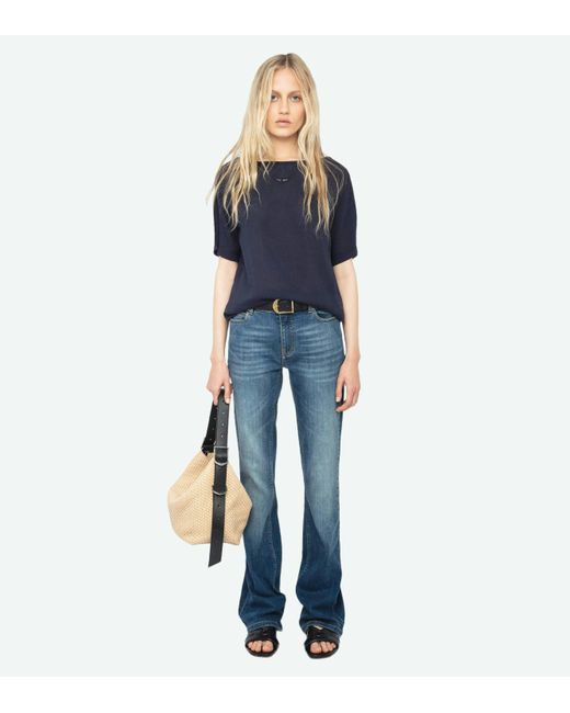 Zadig & Voltaire Blue Ella T-Shirt