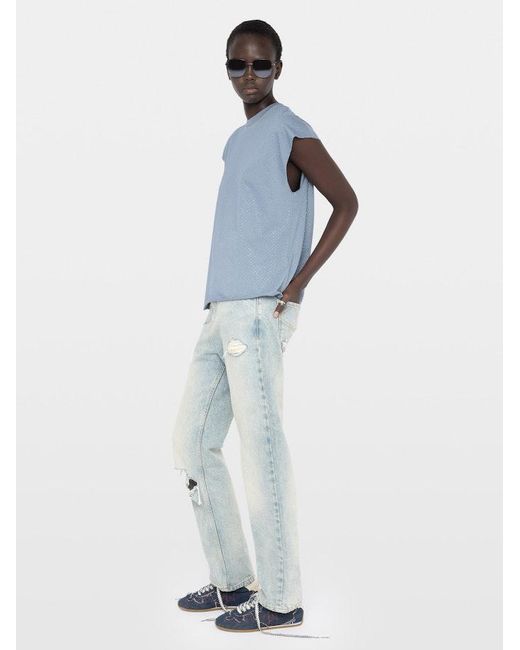 Zadig & Voltaire Blue Cloe Tank Top