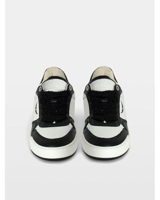 Zadig & Voltaire Black Low-Top Wings Trainers for men