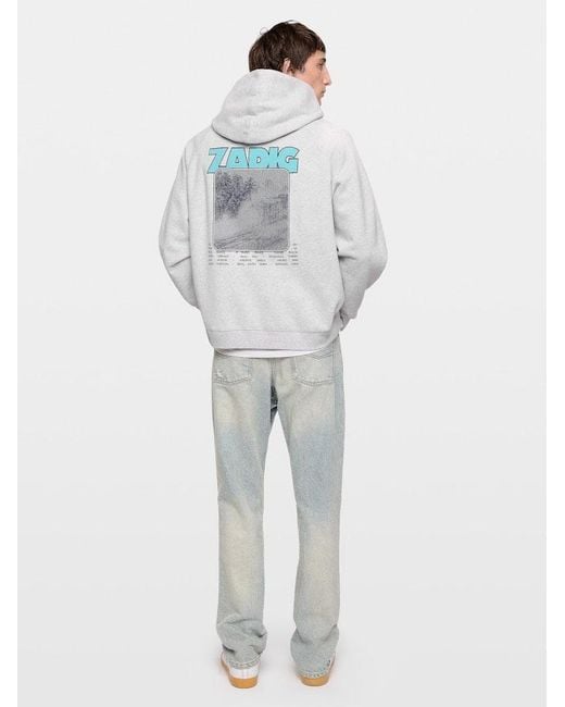 Zadig & Voltaire White Georgio Sweatshirt for men