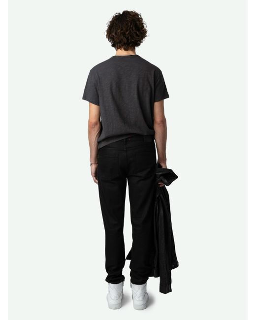 T-shirt toby photoprint Zadig & Voltaire pour homme en coloris Gray