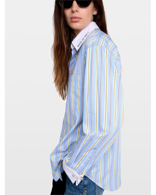 Zadig & Voltaire Blue Shirt Morning