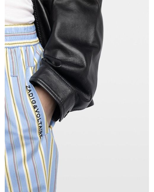 Zadig & Voltaire Blue Trousers Poma