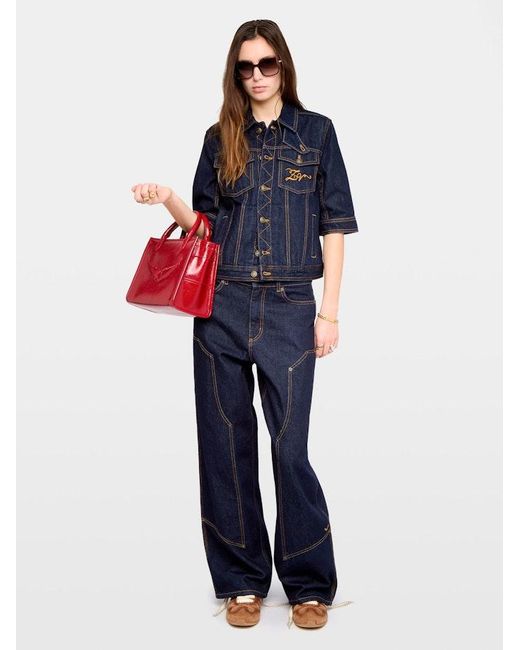 Zadig & Voltaire Blue Kyo Denim Jacket