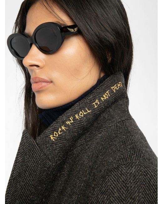 Zadig & Voltaire Black Mantel Miew