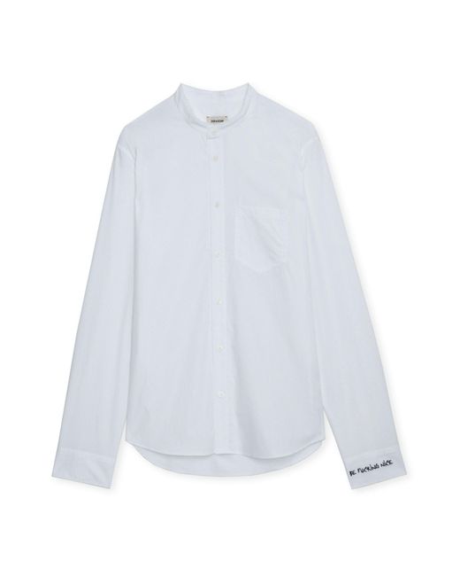 Zadig & Voltaire White Sydney Shirt for men