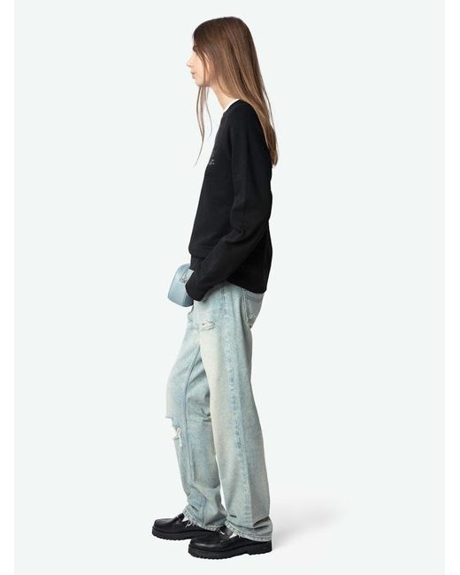 Zadig & Voltaire Black Upper Sweatshirt