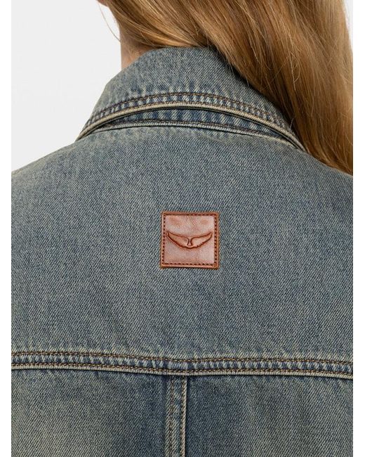 Zadig & Voltaire Blue Lessa Denim Jacket