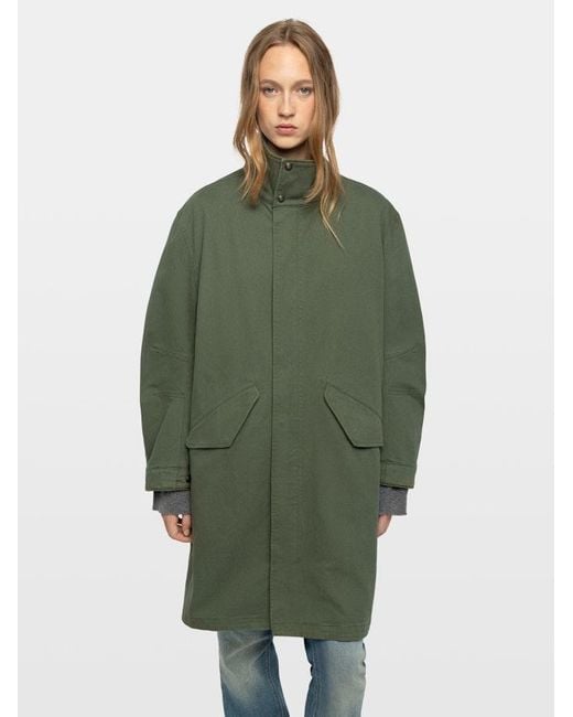 Zadig & Voltaire Green Kadri Parka