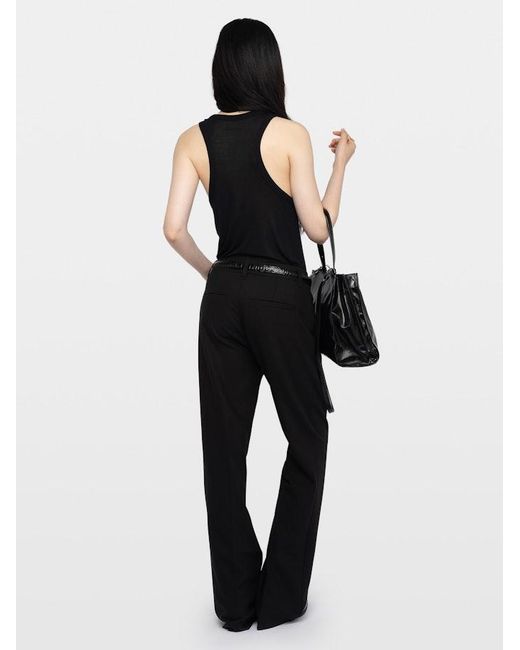 Zadig & Voltaire Black Bianca Tank Top