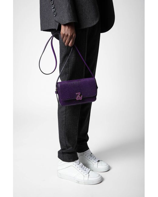 Zadig & Voltaire Le Mini Zv Initiale Bag in Blue Lyst