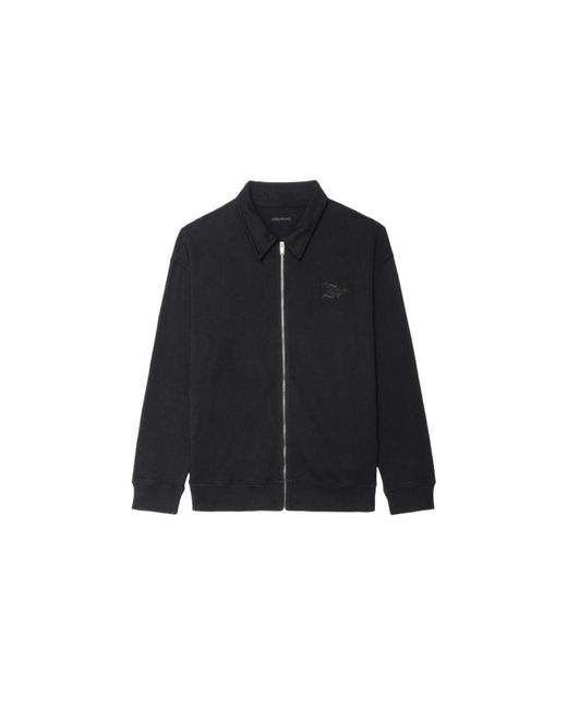Zadig & Voltaire Blue Sweatshirt Moyaz for men