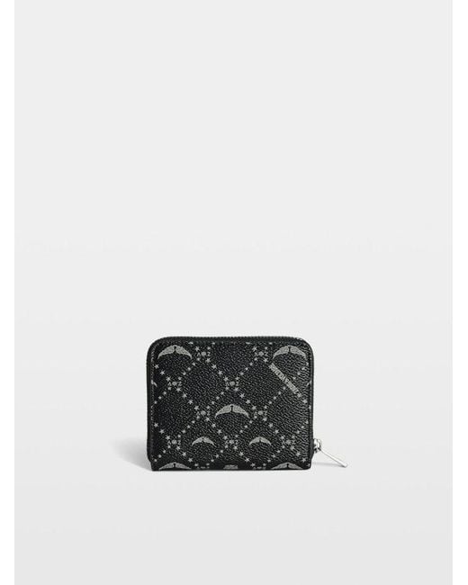 Zadig & Voltaire White Mini Zv Monogram Wallet