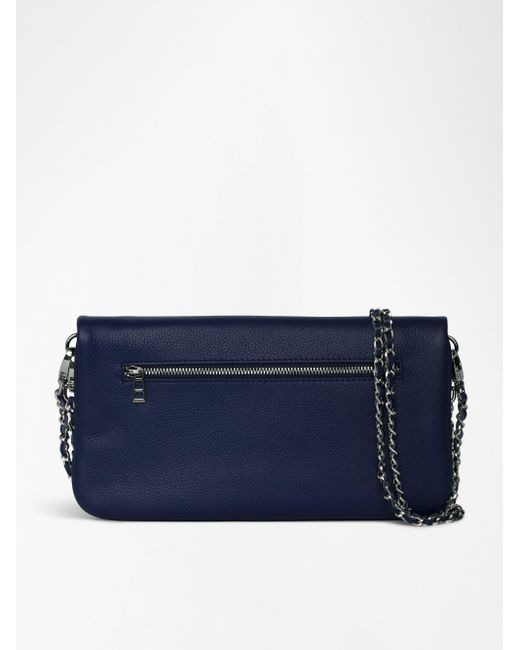 Zadig & Voltaire Blue Rock Clutch