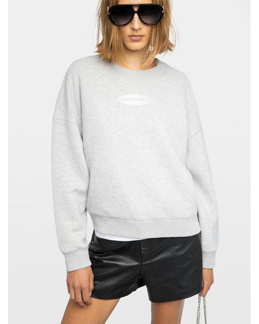 Zadig & Voltaire White Mira Sweatshirt