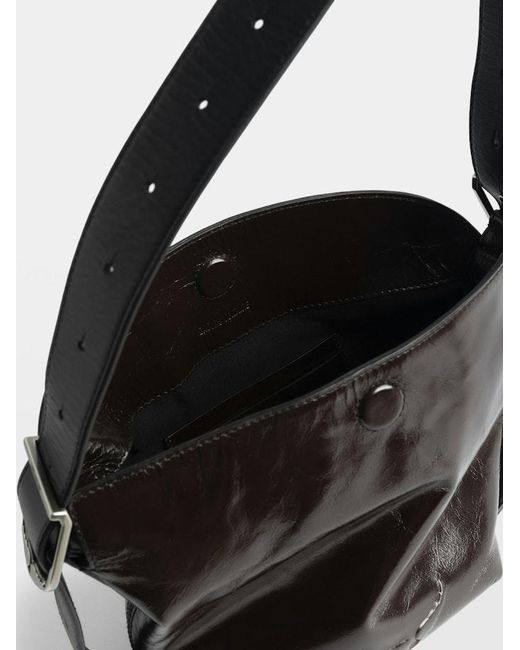 Zadig & Voltaire Black Baby Jane Vintage Patent Bag