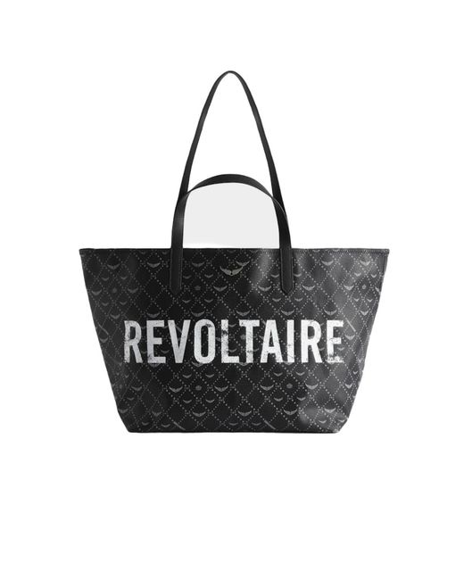 Zadig & Voltaire Black Bag Z Shopper Xl Revoltaire