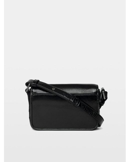 Zadig & Voltaire Black Le Zazi Vintage Patent Bag
