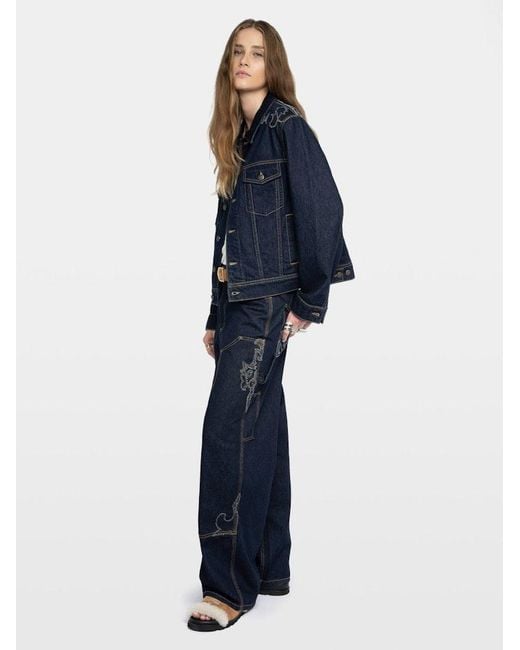 Zadig & Voltaire Blue Bases Denim Jacket