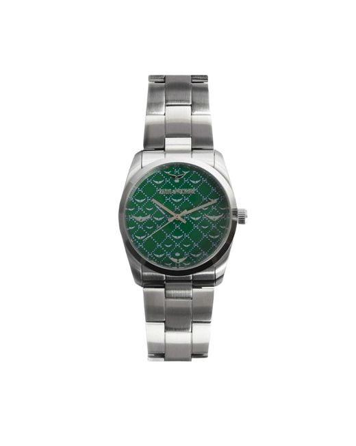 Zadig & Voltaire Green Zadig Monogram Watch