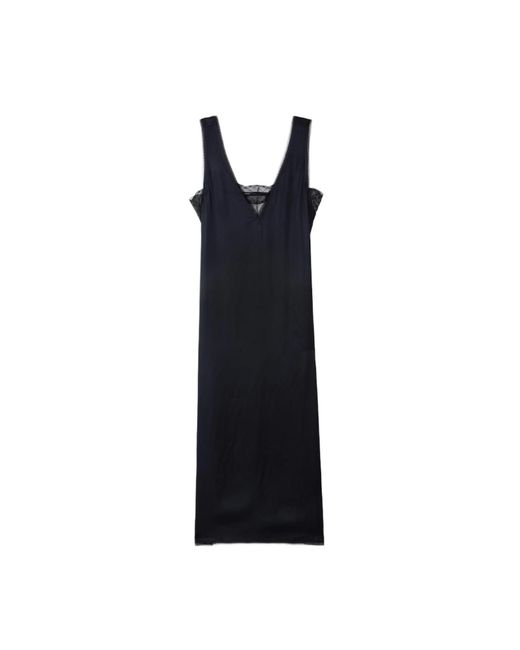 Zadig & Voltaire Blue Renzo Satin Dress