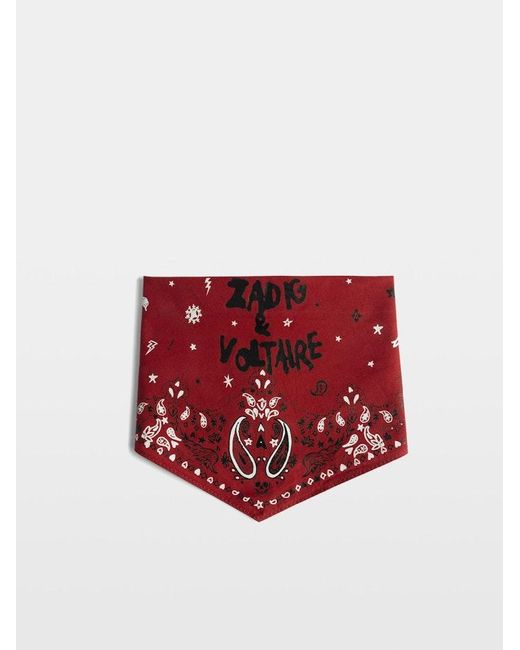 Zadig & Voltaire Red Zadog Bandana