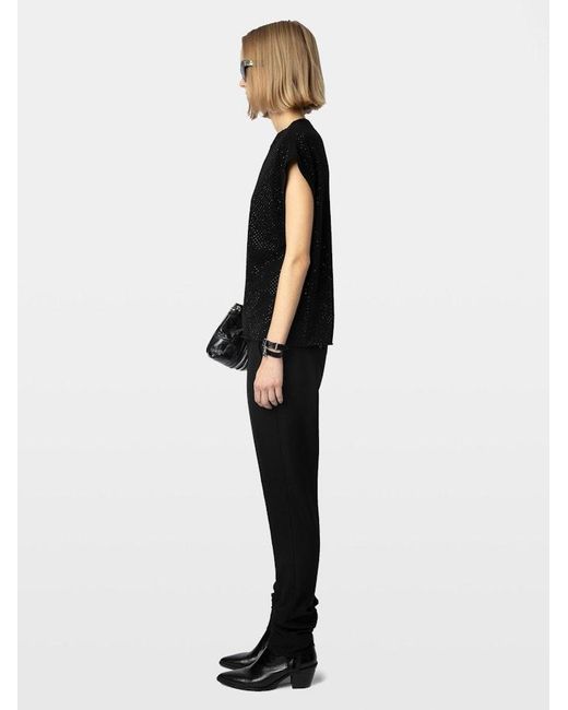 Zadig & Voltaire Black Cloe Tank Top