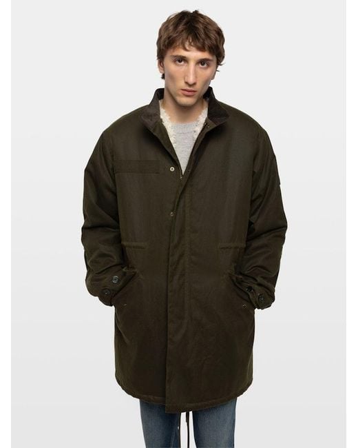 Zadig & Voltaire Green Kikoh Parka for men