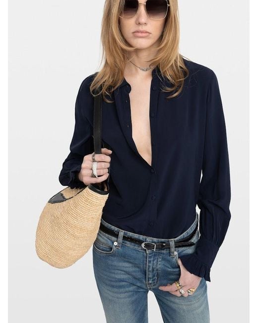 Zadig & Voltaire Blue Thely Shirt