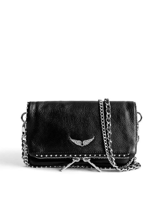Bolso mini nano con apliques Zadig & Voltaire de color Black