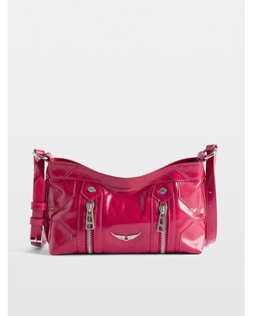 Zadig & Voltaire Pink Sunny Mood Vintage Patent Bag