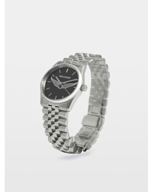 Zadig & Voltaire Gray Zadig Small Watch