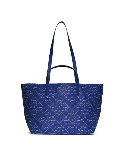 Zadig & Voltaire Z Shopper Monogram Tote- White