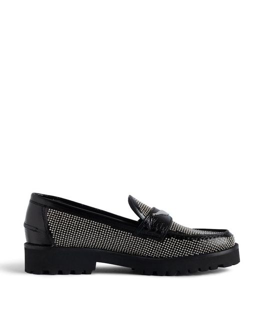 Zadig & Voltaire Black Joecassin Loafers