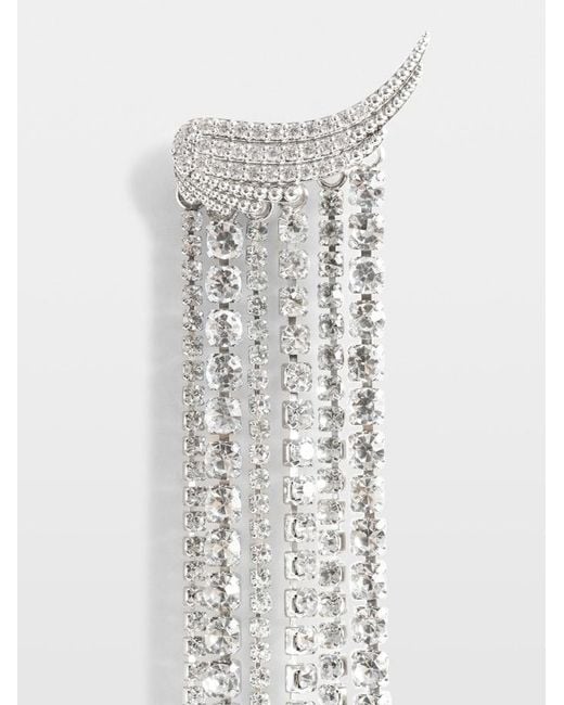Zadig & Voltaire White Rock Node Drop Earrings
