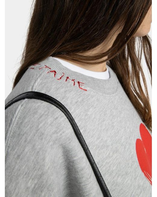 Zadig & Voltaire White Oscar Sweatshirt