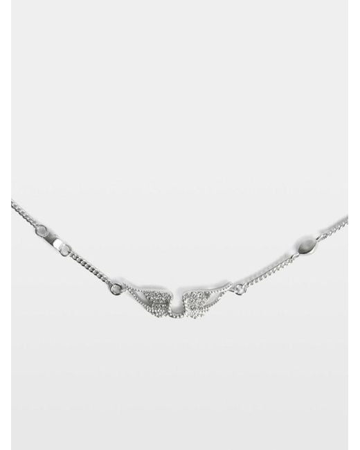 Zadig & Voltaire White Necklace Rock