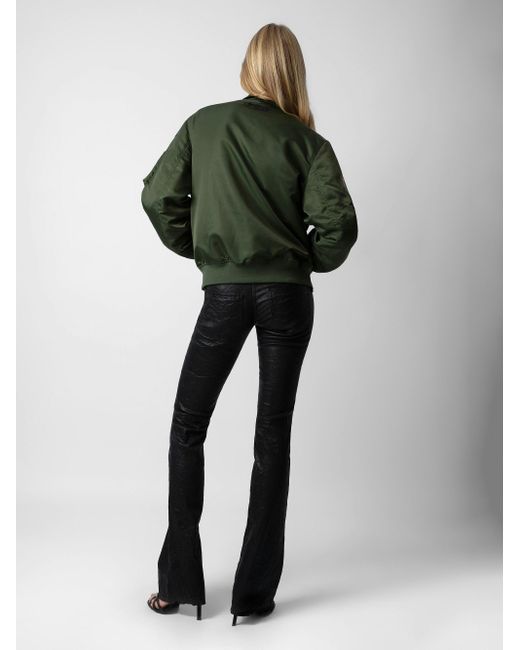 Zadig & Voltaire Green Jacke Bolid