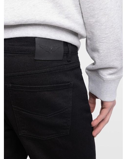 Zadig & Voltaire Black John Jeans for men