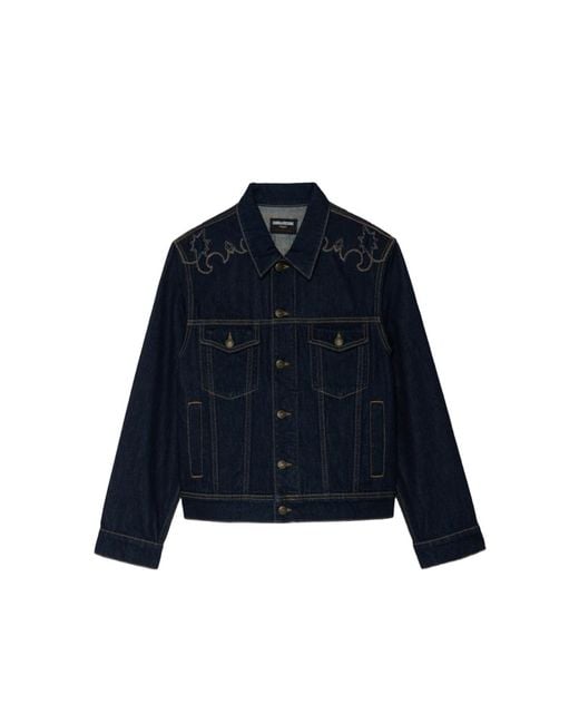 Zadig & Voltaire Blue Bases Denim Jacket