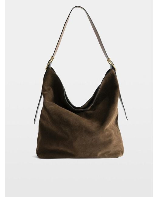 Zadig & Voltaire Black Jane Hobo Xl Suede Bag